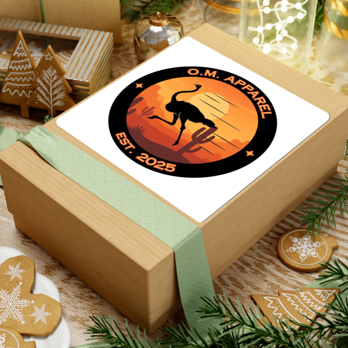 O.M. Apparel Stickers